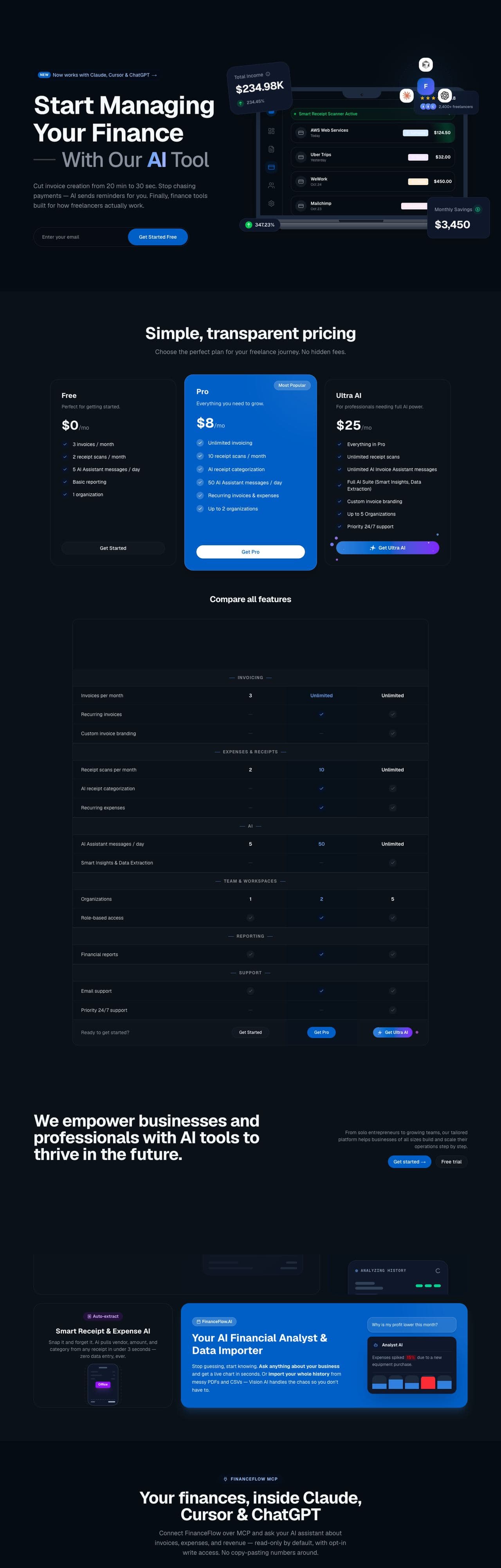 Finance Flow — full page