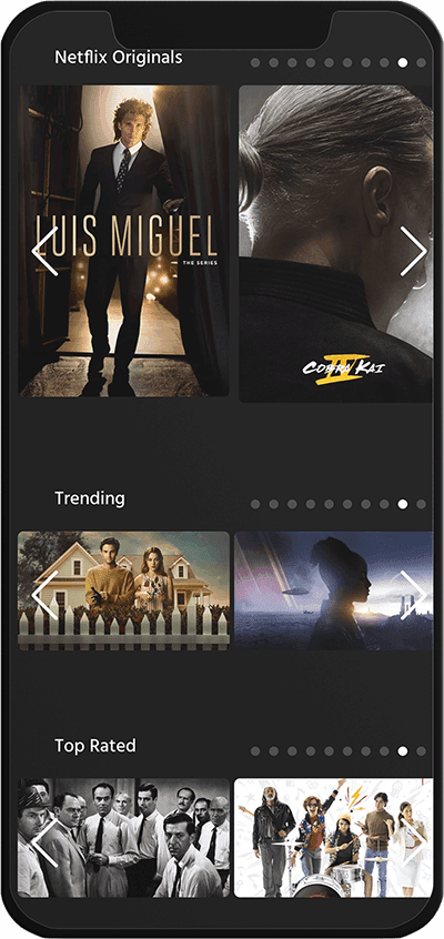 Netflix-ish mobile cover